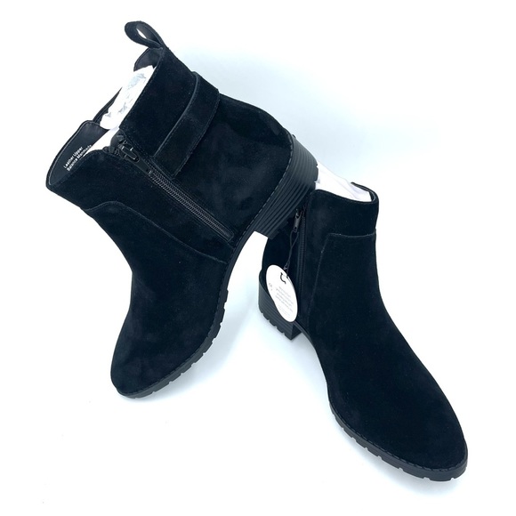 Giani Bernini Womens Eilee Suede Memory Foam Booties Black 9 Medium NIB! - Picture 9 of 17